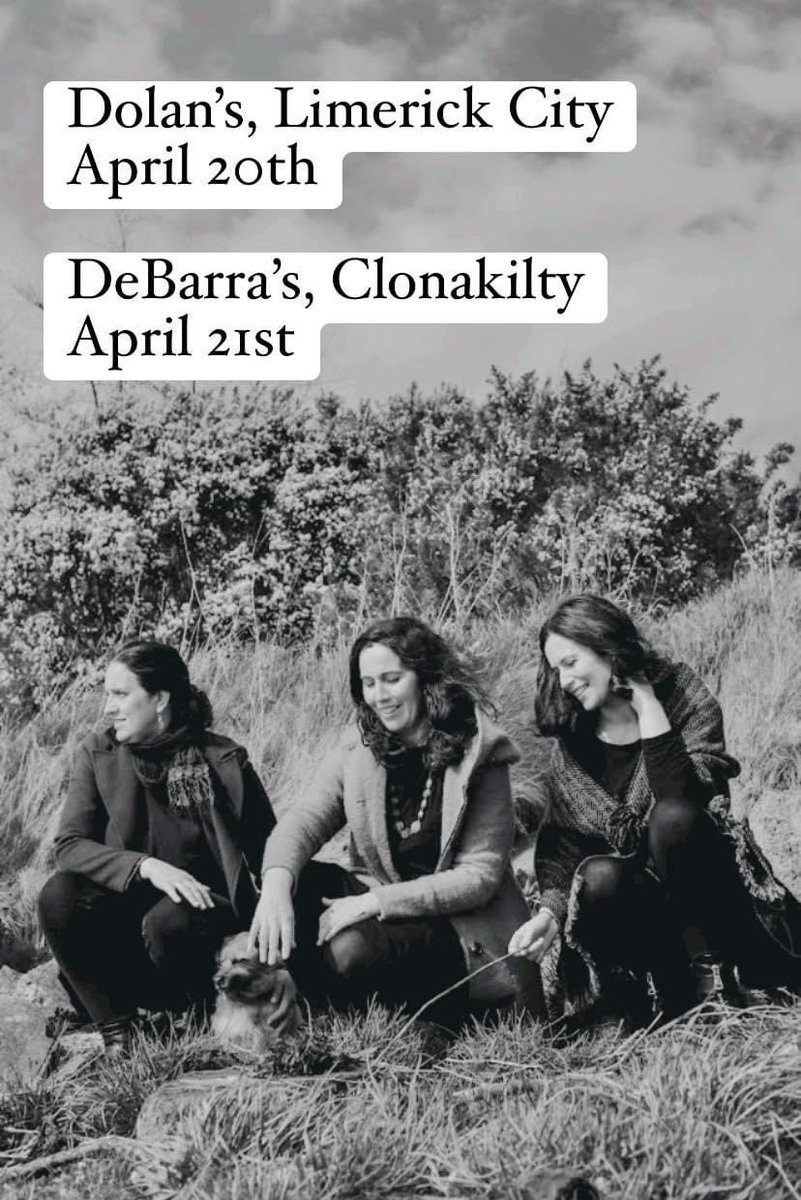 Heading off to Tipperary (SOLD OUT), Limerick and Cork this weekend. Tickets here: thehenrygirls.com/live @MidnightMango @mydolans @DeBarraFolkClub #ATimeToGrow #NewMusic