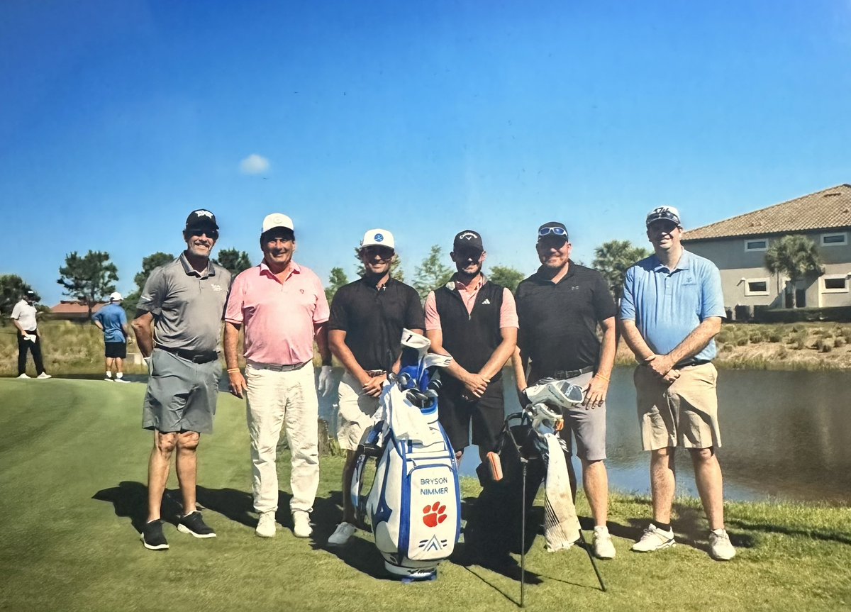 Yesterday, @TympanickLaw had the privilege to play in the Lecom Suncoast Classic Pro-Am on the @KornFerryTour! Good luck to playing partners @NoahGoodwinGolf and Bryson Nimmer this weekend! @TympanickLaw is a proud sponsor of the Lecom Suncoast Classic! #sportslaw
