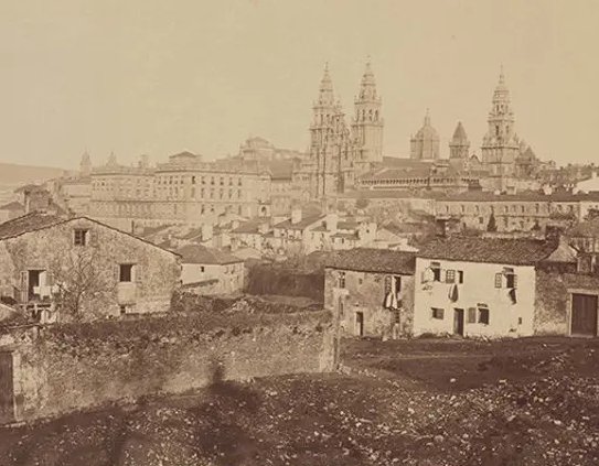 📷🖼️ 'Santiago de Compostela', Charles Thurston Thompson, 1868. 🇬🇧👣