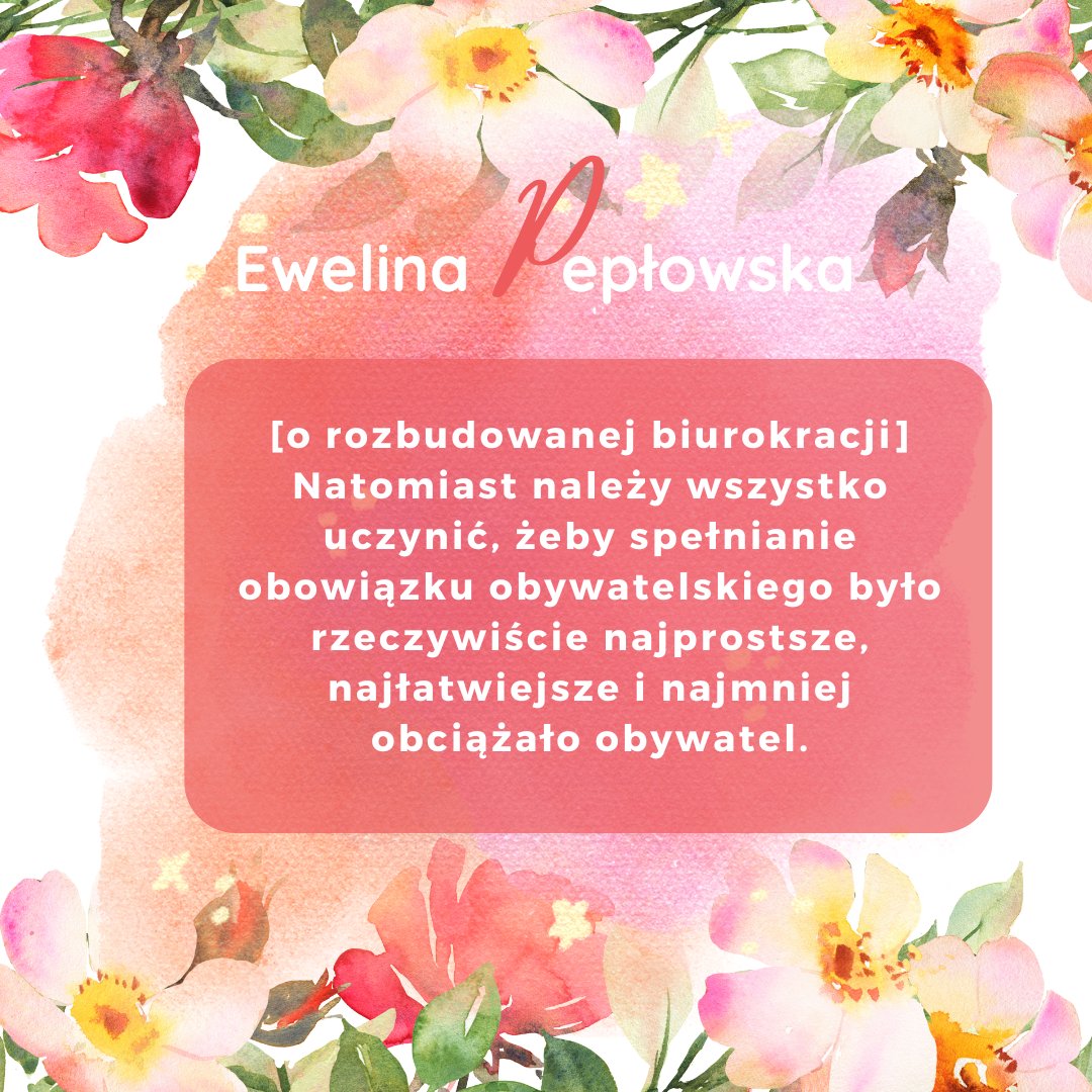 NOK__1919's tweet photo. [o rozbudowanej biurokracji]
Natomiast należy wszystko uczynić, żeby spełnianie  obowiązku obywatelskiego było rzeczywiście najprostsze, najłatwiejsze i najmniej obciążało obywatel.
Ewelina Pepłowska
#alfabetNOK https://t.co/Sm2SsC6gSx