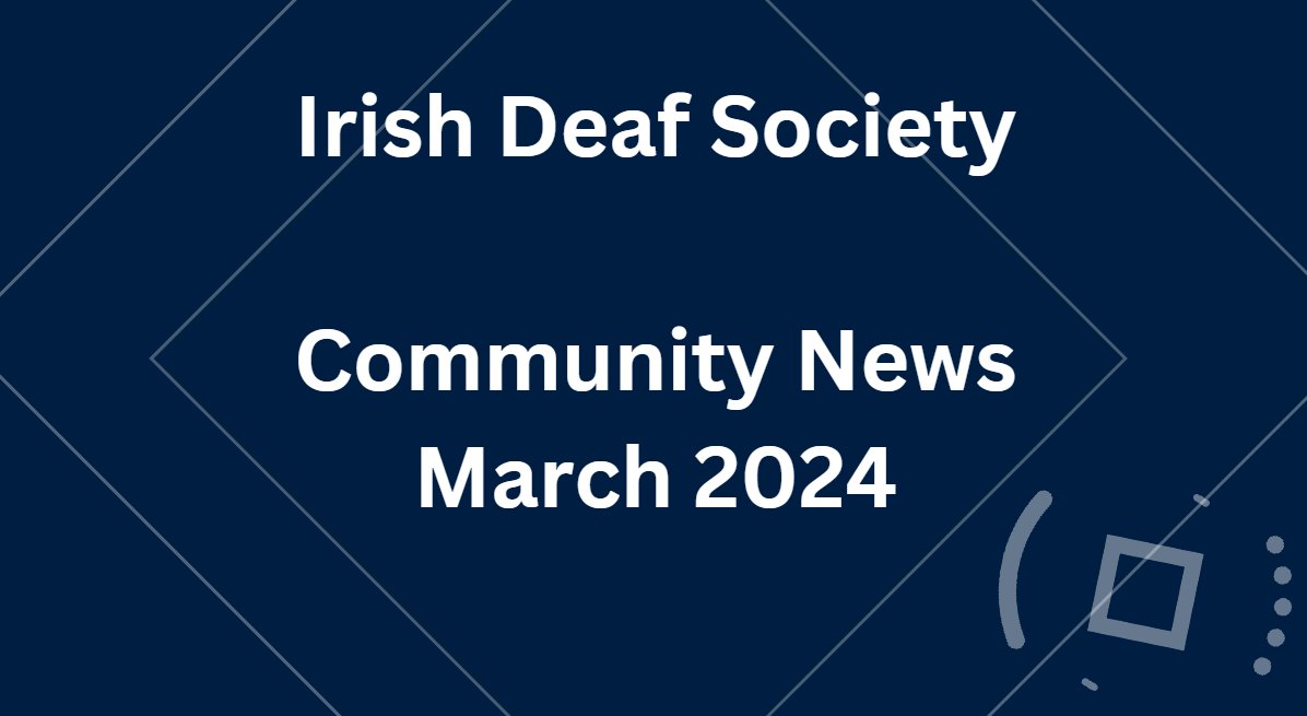 Check out our website for an ISL video highlighting March community news, covering our work at IDS during March 2024. Enjoy watching!
Full text available on the Community News page:
irishdeafsociety.ie/publications/c…

#Islvideo #communitynews