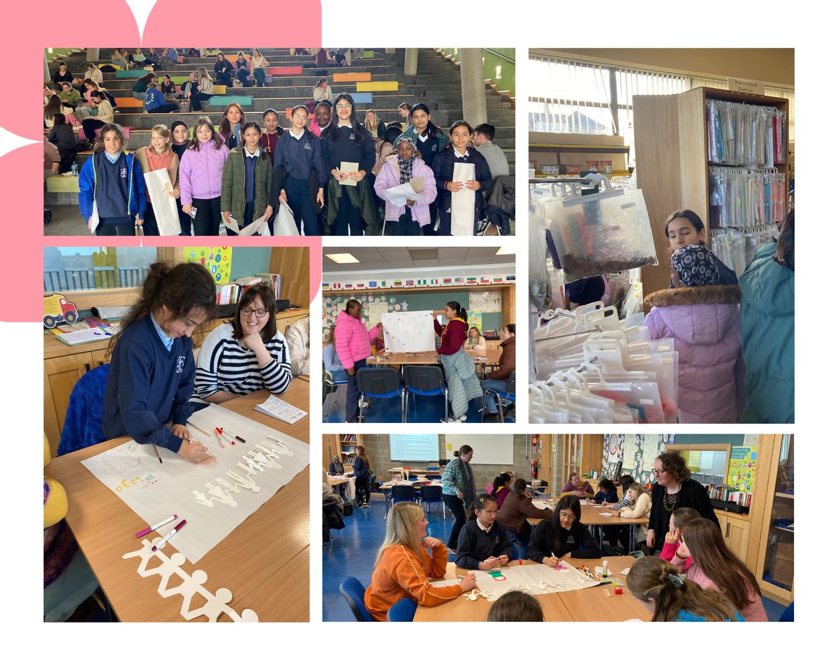 Students and parents from EDNIP schools came to @MICLimerick to explore the campus. They visited lectures, toured @LimeTreeTheatre and @LibraryMic and took part in a workshop with MIC students and Dr Brighid Golden. Thank you to @EDII_MIC for supporting this visit.