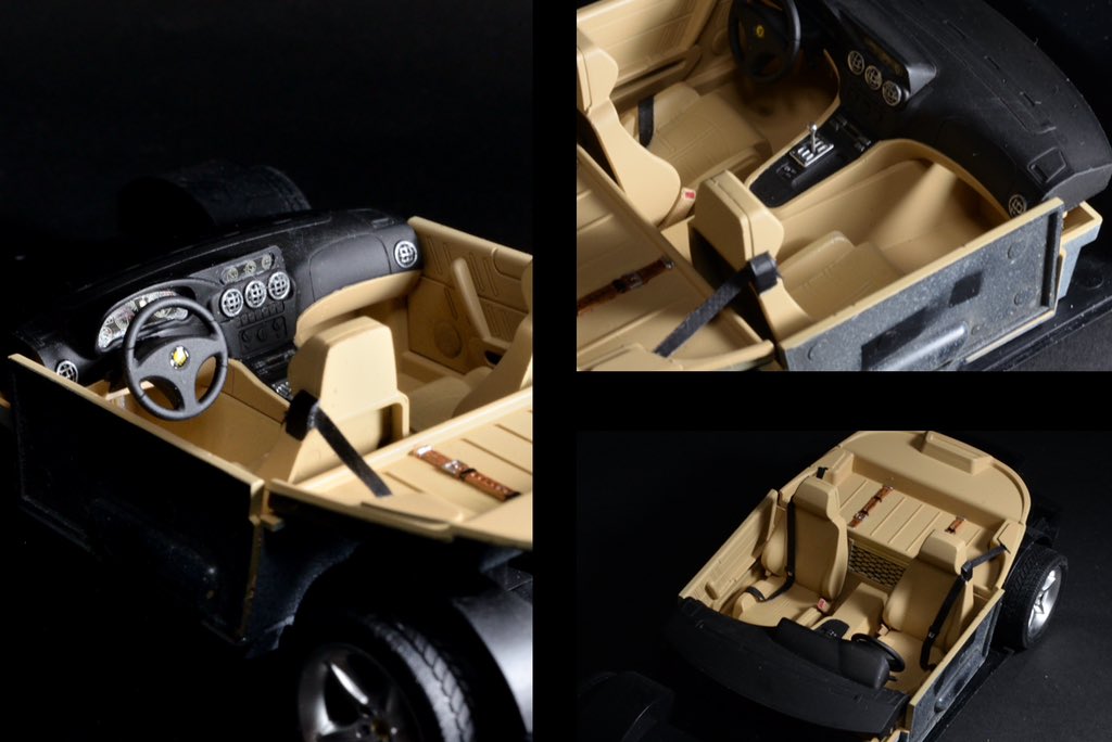 MachinePls's tweet photo. 兄貴たち、できましたぜ、、、！
なんとなーく買ったキットでしたけど、結構合いも良かったしフォ��ムも綺麗でした。
チャチャチャと作るつもりのキットでしたが、途中で目覚めて他社製のメタルインレットなどをマシマシ購入してしもうたでな。

#フジミ
#スケールモデル
#フェラーリ
#マラネロ https://t.co/FCaO4izeSh