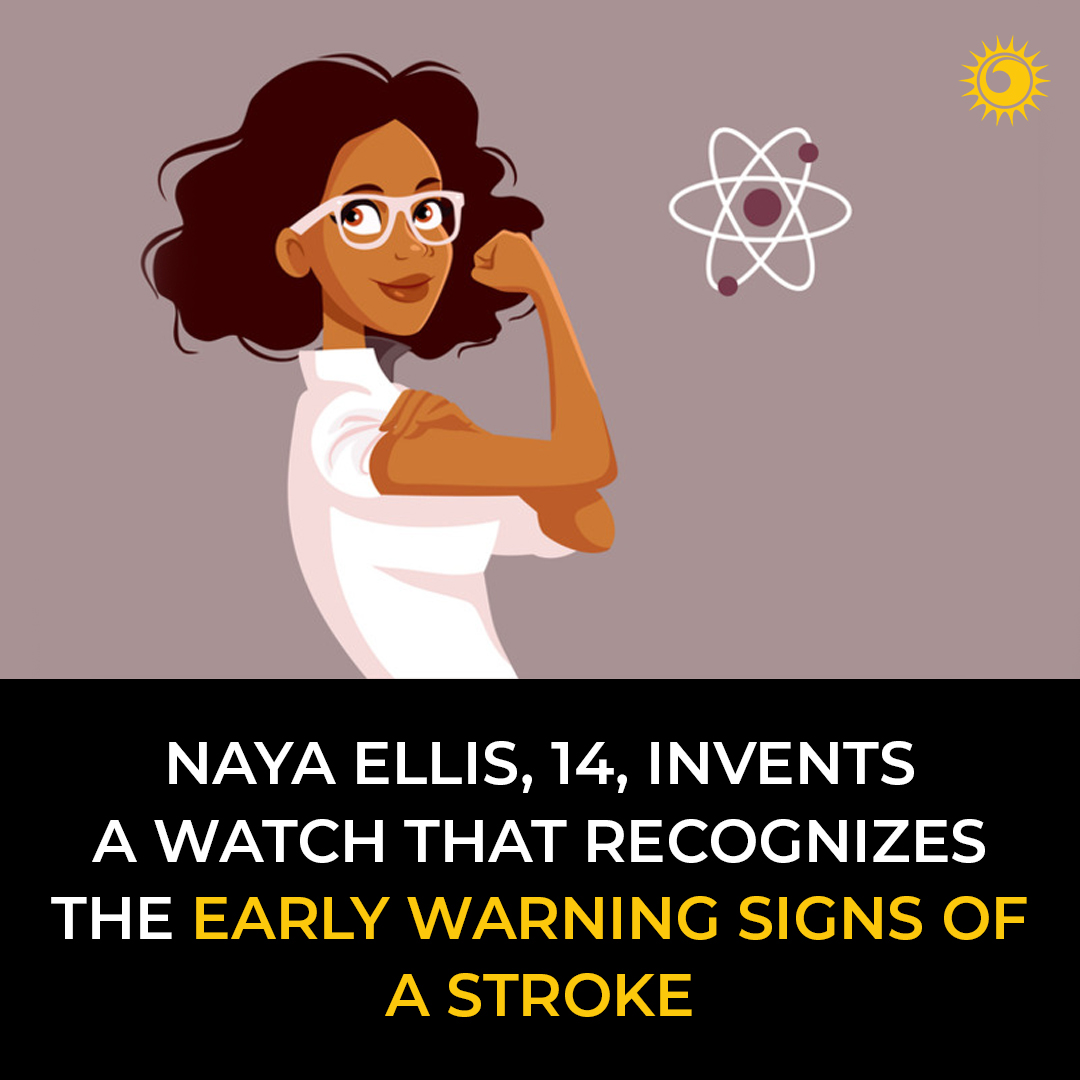 'Meet the young innovator: Naya Ellis, aged 14, invents a groundbreaking watch that detects early signs of a stroke.' 🕒🧠 

Learn more👉 thebrighterworld.com/detail/Naya-El…

#NayaEllis #StrokeDetection #Innovation #HealthTech #HealthcareInnovation #inspiring #explorepage #thebrighterworld