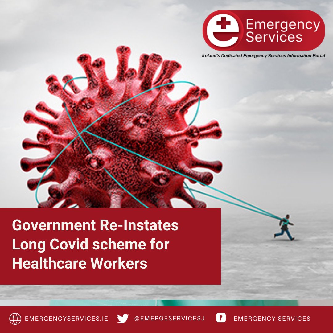 EmergeServicesJ's tweet photo. Government Re-Instates Long Covid scheme for Healthcare Workers

Read more: https://t.co/y12mPkHXBK

#covid19 #longcovid #Irishhealthcare #healthcareworkers https://t.co/GTujxUyK3V