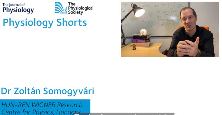 Check out the latest @JPhysiol #PhysiologyShorts with Dr Zoltán Somogyvári of HUN-REN WIGNER Research Centre for Physics, Hungary, who discusses their research paper on reconstructing the complete spatiotemporal membrane potential distribution. 
📽️ buff.ly/3Unb5ha