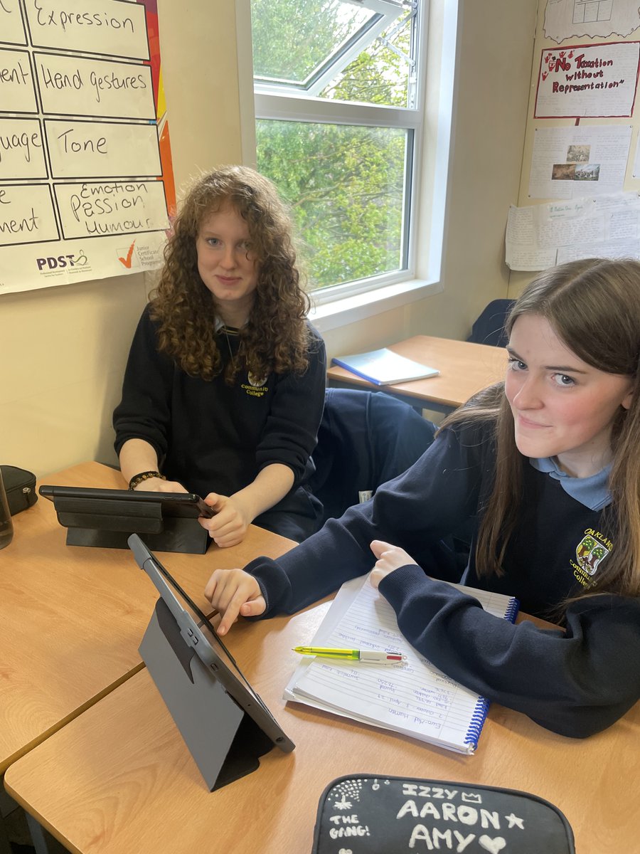 2 Fir busy working on CSPE CBA this term. Students are using the school iPads to brainstorm, plan & research CBA topics. Lots of interesting projects in the pipeline  from human rights, fast fashion & present humanitarian disasters. Well done all.