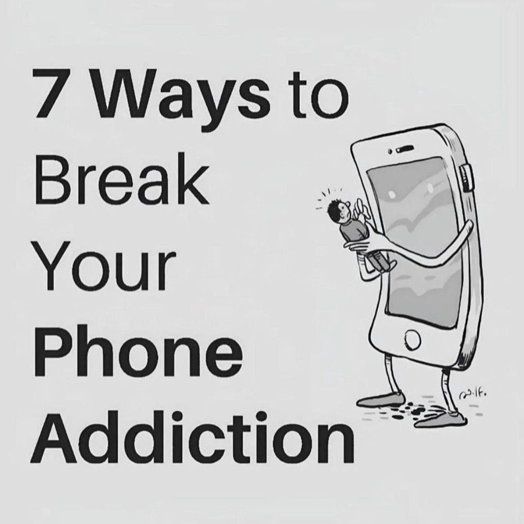 7 Ways To Break Your Phone Addiction 📵

//Thread//