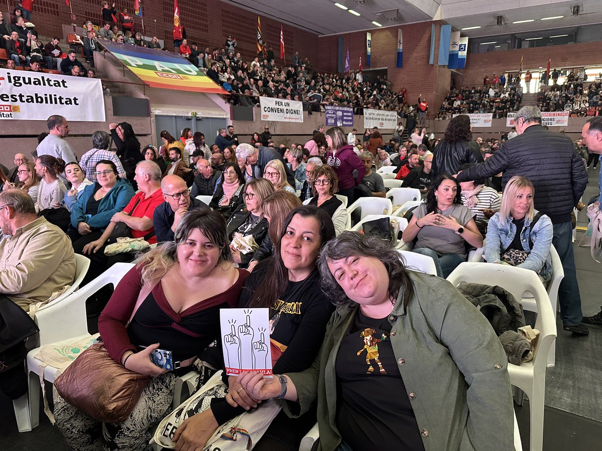 CcooMst's tweet photo. @ccoocatalunya participant en la 3a Assemblea Sindical Oberta. https://t.co/bJBSdXqkWr