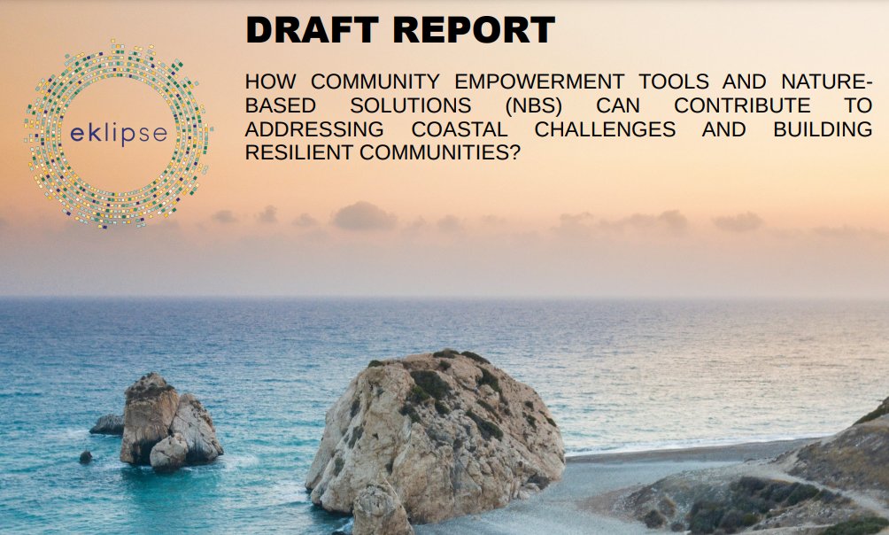 📢Open Call for Review of the Eklipse Draft Report📢

Four more days to review the report on Building resilient #coastalcommunities through #naturebasedsolutions and #empowerment tools 🌊

Have your say! More info: empowerus-project.eu/news-and-event…