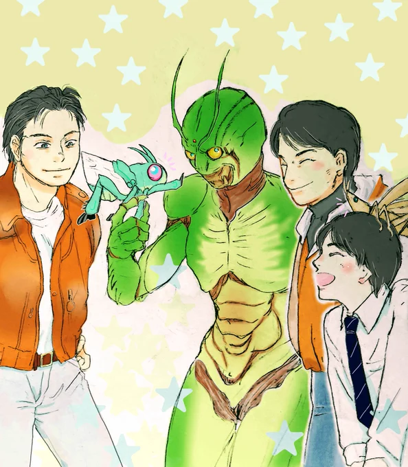 ホッパー1ちゃん&amp;ベリーちゃん宝太郎くんとネオライダートリオです。ちょうどZOやJの公開日が近かったのでタイミングがよかった(たまたま) 