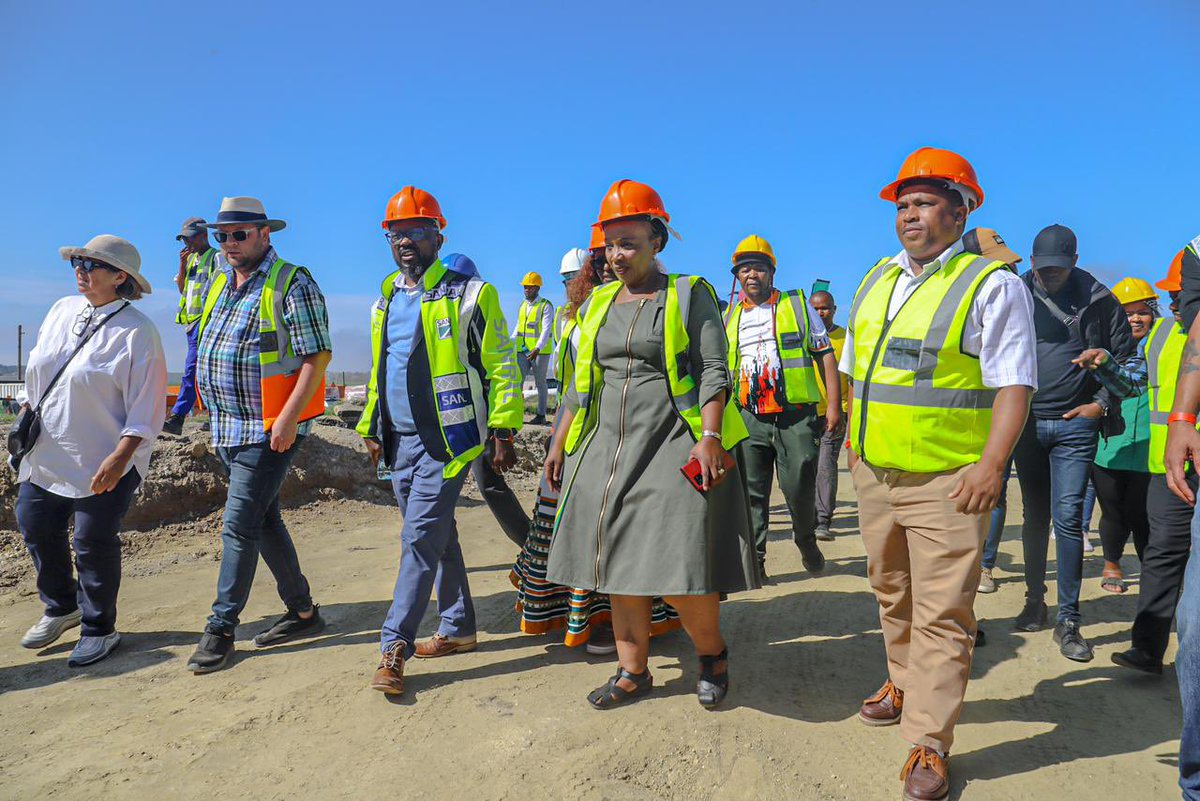 [PICTURES] An oversight inspection of some of the Western Region’s projects. #Siyasebenza #OperationSiyakha #30YearsofExcellence