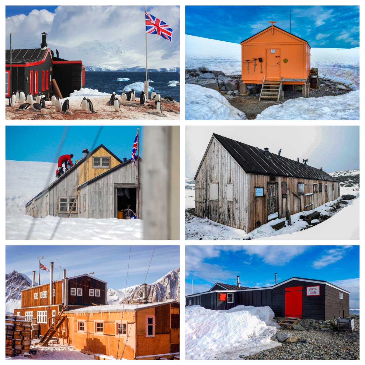 Happy International Day of Monuments and Sites! In 1993, we didn’t have a single site to our name. Today, we manage the restoration and care of six heritage huts and their treasures in Antarctica! #IntlDayforMonumentsandSites #ICOMOS 📸 All images: UKAHT/BAS Archives