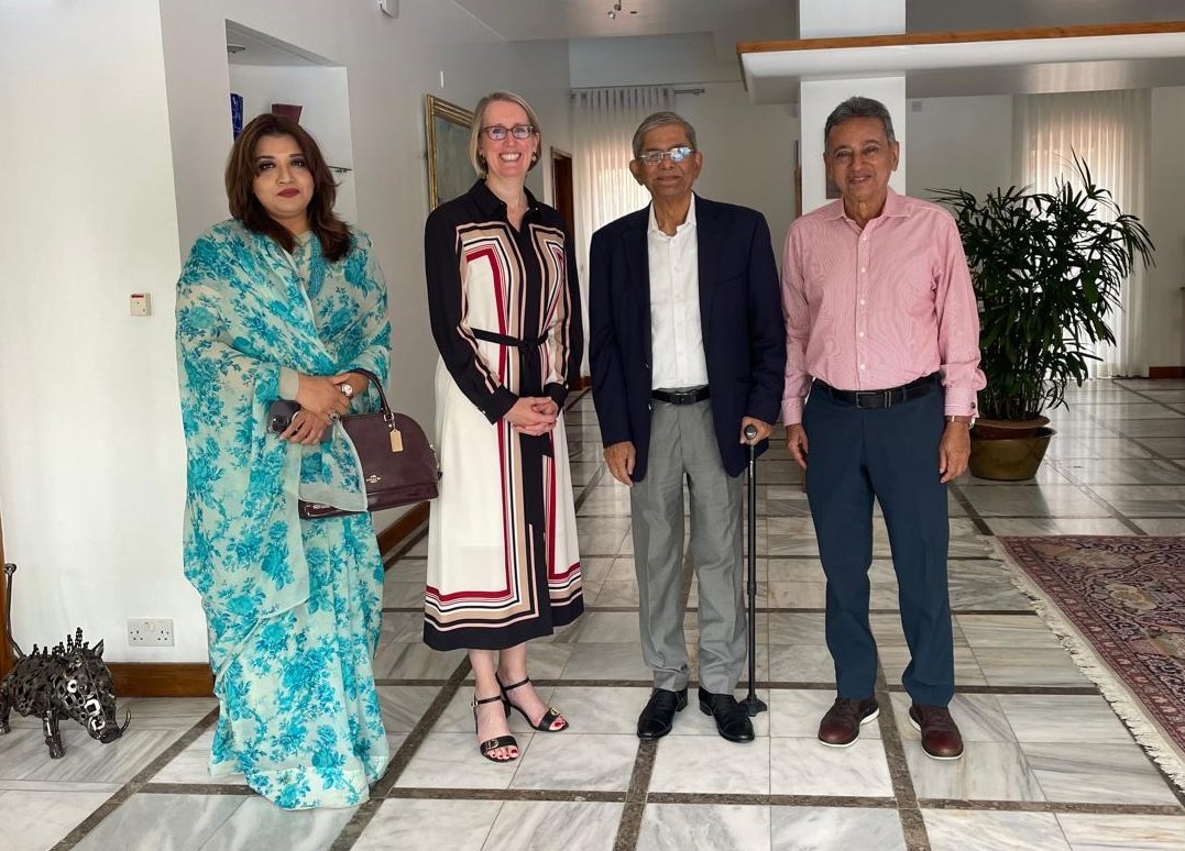 Today, British High Commissioner Sarah Cooke met with the leaders of the Bangladesh Nationalist Party (BNP) to understand the party's political strategy.