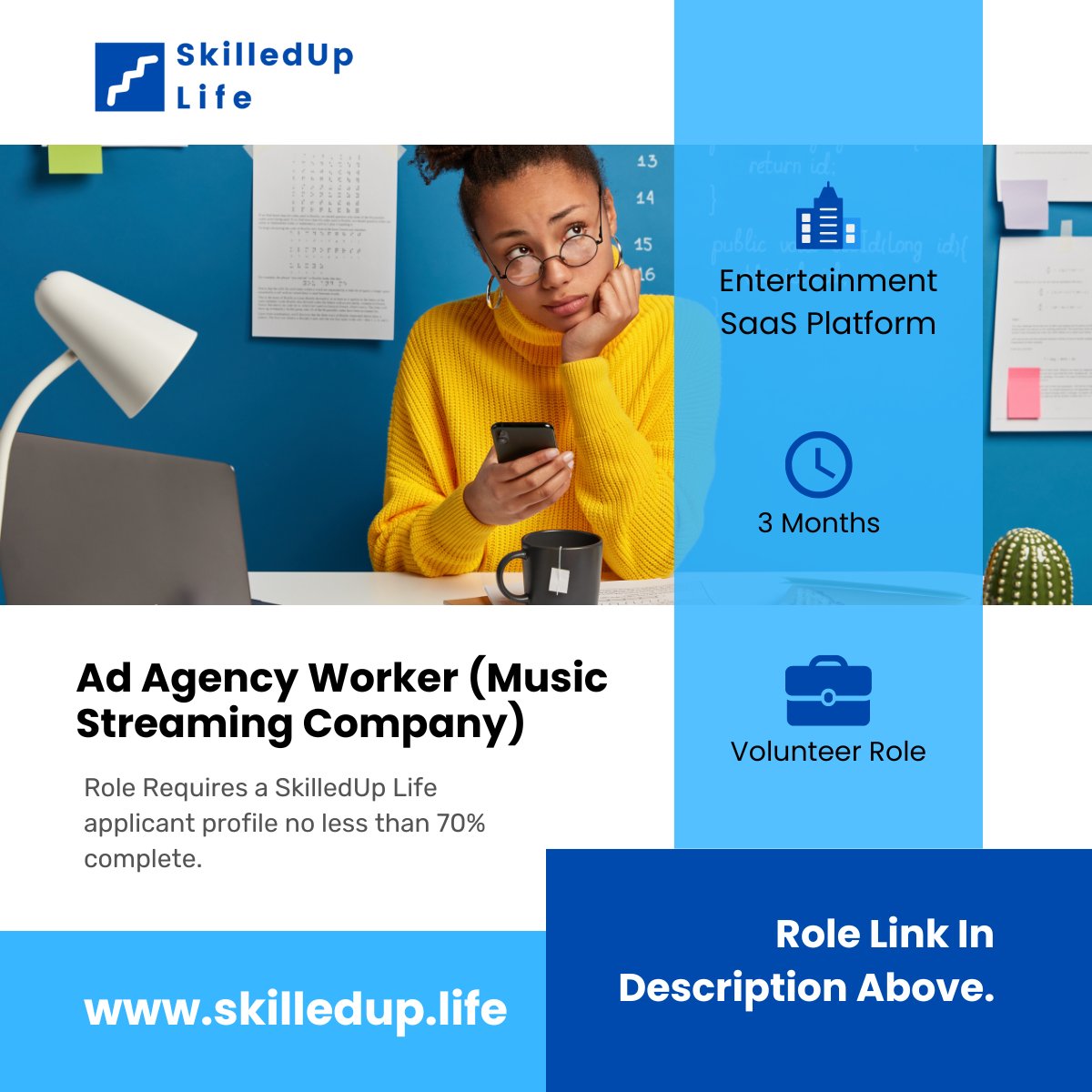 🎵 Join 7th Century Media Group Ltd as an Ad Agency volunteer! Dive into the world of music marketing and make a difference. Apply now:  skilledup.life/opportunity/7t…
#VolunteerOpportunity
#AdAgency
#MusicStreaming
#SkilledUpLife