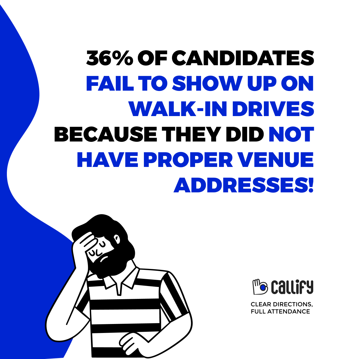 InCallify's tweet photo. In numerous instances, potential candidates miss interview drives due to insufficient information, posing setbacks for both the company and the applicants. https://t.co/U4yfVPqKe1