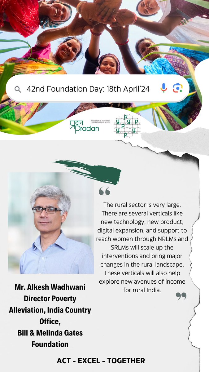 Our second speaker in the #42FoundationDay event was Mr. Alkesh Wadhwani, Mr. Alkesh Wadhwani Director Poverty Alleviation, India Country Office, Bill & Melinda Gates Foundation. View the live streaming of the event at youtube.com/watch?v=9EQZFr… #FoundationDay @BMGFIndia