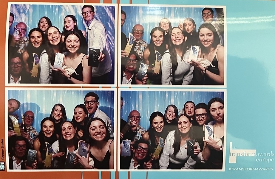 SaboteurStudio's tweet photo. Fantastic night for Saboteur at Transform Europe last night. 2 golds and 3 silvers for 4 amazing clients. It’s a wonderful awards show that recognises and rewards real impact judged by top clients. Full case studies on our website: https://t.co/9m2mhUJjpq https://t.co/Nt4XMuMj1p