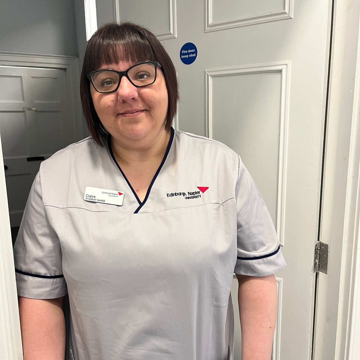 We're welcoming Claire who is on her first year nursing placement from @EdinburghNapier for five weeks 💚 Claire used to work here as a care assistant 9 years ago! 'I'm really lucky to get a placement here and I'm looking forward to meeting the guests. It's good to be back.'