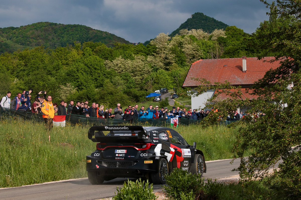 It’s looking like another tricky event at @CroatiaRally , conditions were damp for recce and hard to know what the weather will do over the weekend. Shakedown this morning was good, we have some work to do on notes today but looking forward to getting things started @TGR_WRC