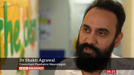 You may have seen on @BBCBreakfast this morning about Dr Agrawal helping calls for a new stroke registry for young people and the brilliant work he is doing leading on our stroke service for children in the West Midlands. Find out more orlo.uk/Ckt0E