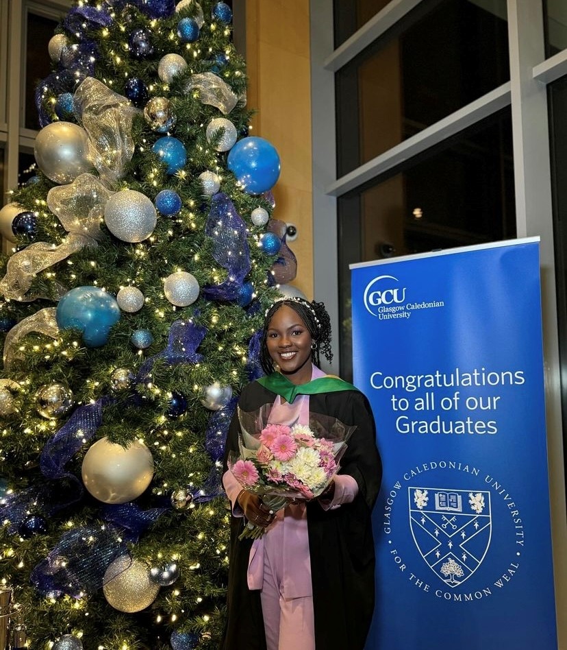 📣 | 'Life is a journey. One moment, you are trying to achieve this goal. The next moment, you are chasing something else.' 2023 Msc International Business Management graduate Jolaade Adeyemo tells her #GCUGradStory 📖 Read more: 📲 caledonianblogs.net/gcustudentstor… #JoinGCU24