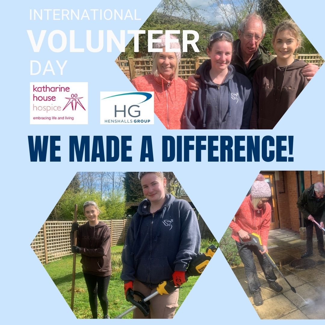 We had so much fun helping out @KHHospice gardens yesterday & the sun was shining! 🥀🌻

We jet washed, strimmed & raked our way through the day 😃

Volunteers help with many tasks to keep the grounds beautiful for all😍

#HenshallsHelps
#KindnessMatters
#Community
#VolunteerWork