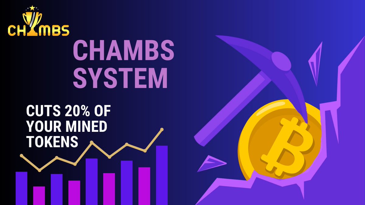 ⚠️Attention Crypto Miners!⚠️ Chambs system cuts 20% of your mined tokens if you miss a day of mining. Keep your rewards intact by mining daily or automate for worry-free mining! 💰 #Chambs #CryptoMining #Automation