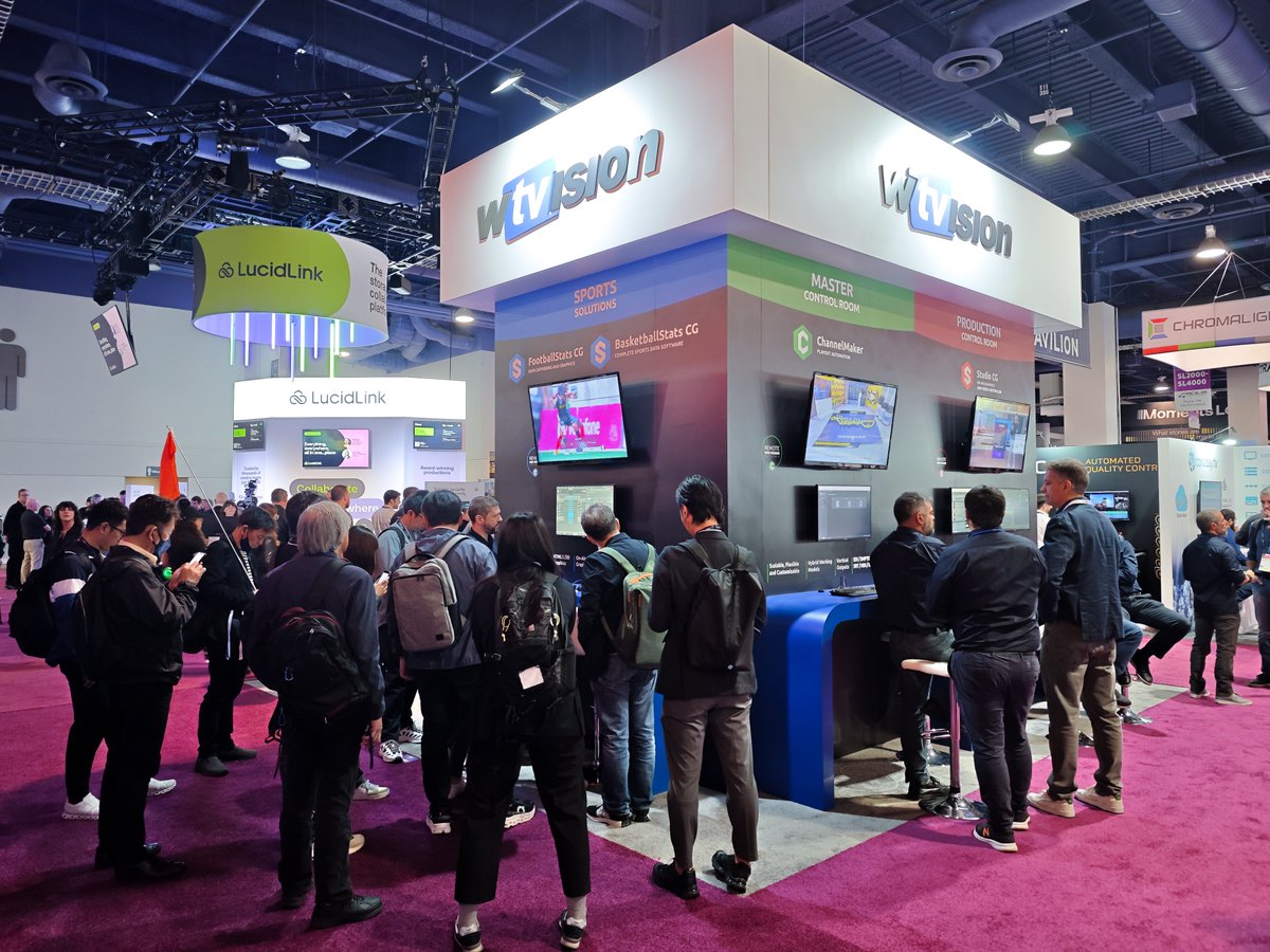 wtvision_'s tweet photo. And that's a wrap for another successful year at the #NABShow 💥
It's been fantastic reconnecting with the industry and showcasing our latest innovations. Thanks to the #wTVision team and everyone who visited Booth SL3081.
See you next year! 👋
#NAB2024 #Broadcasting #Technology https://t.co/A61j9spxob