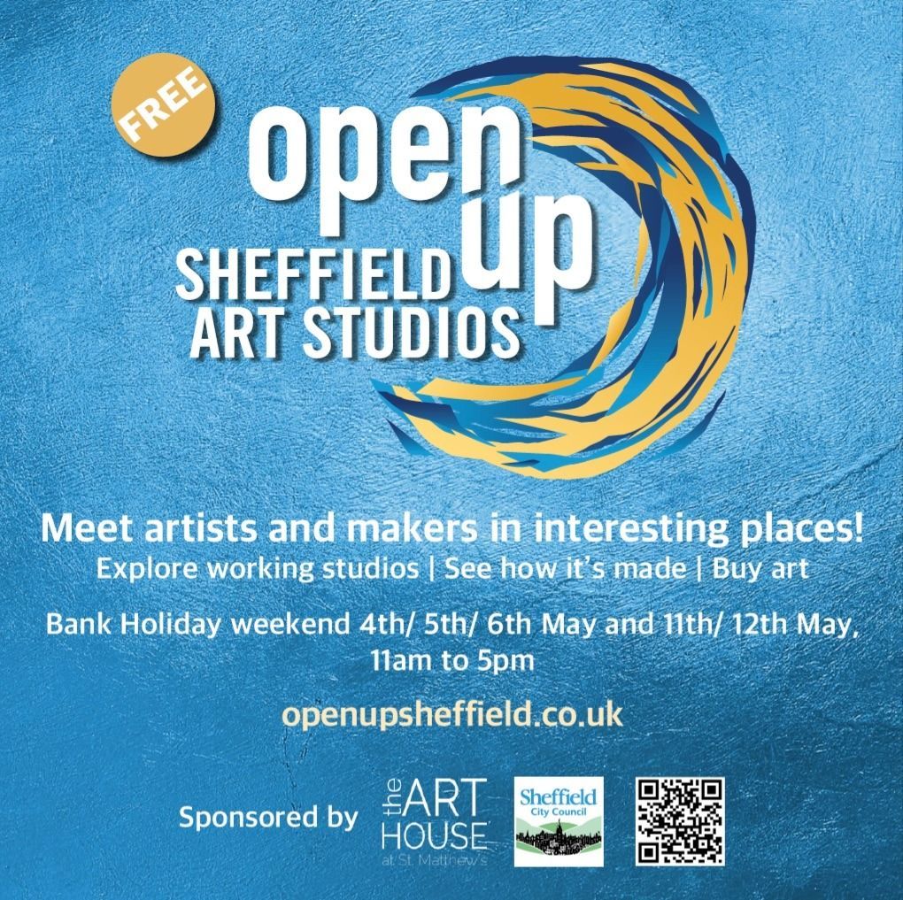 Cupola Gallery is proud to support the fabulous annual event Open Up Sheffield 2024! Our director, Karen Sherwood, will showcase her talent as a painter during the first weekend on May 4th, 5th, and 6th @soarworks . 
@karencupola