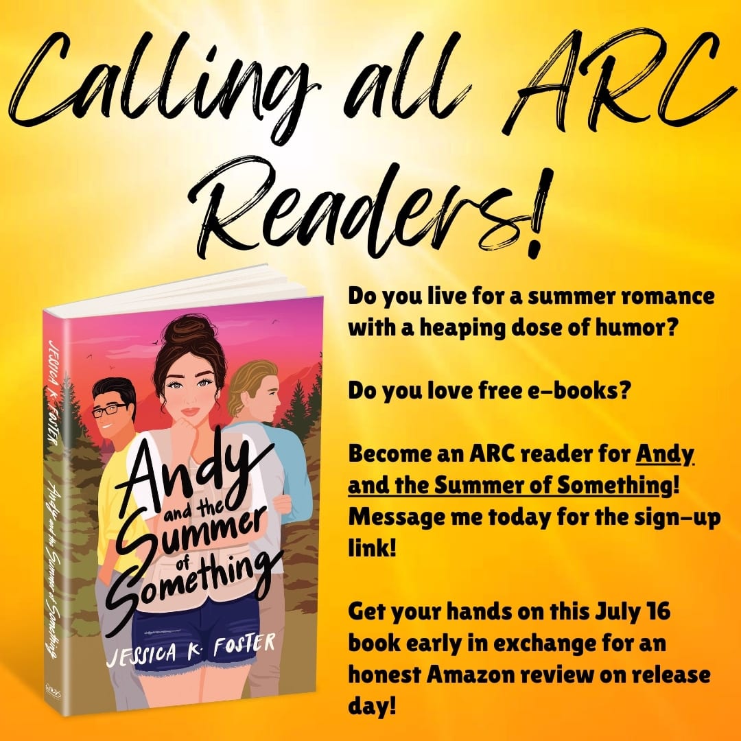 I'm looking to add a few people to my ARC team! Sign up here: forms.gle/d4faunu3xY1fjG… I'd love to take you to summer camp! 📚☀️ #ARC #arcreader #arcteam #streetteam #advancereadercopy #andyandthesummerofsomething #booktok #fyp #booktwitter #writingcommunity