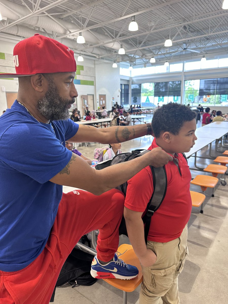 kfulson17's tweet photo. This about sums up who we are at Perry.  We are family and we always show up for each other.  This is genuine love for what we do in spite of the challenges we face. We are Perry Pumas 🧡🩵 https://t.co/H5nNHjf0Bc
