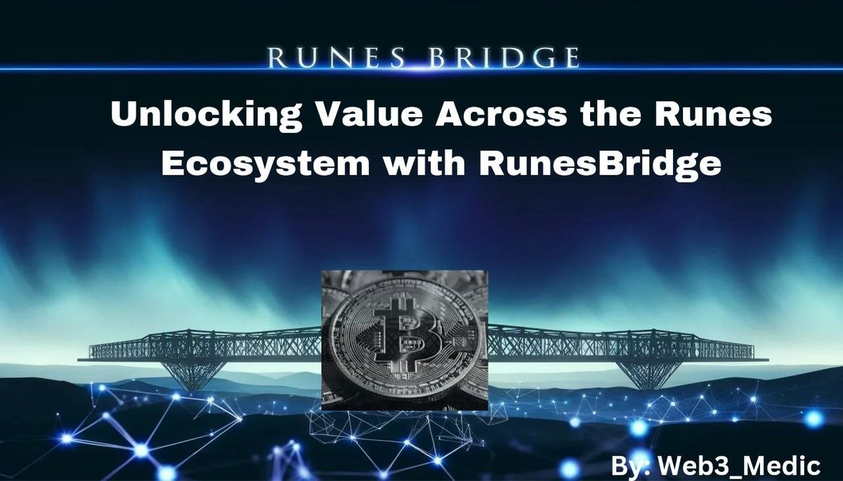 web3_medic's tweet photo. Recall the ETH DeFi boom in 2021, when innovations surged & smart chads capitalized💰?
A similar wave might hit Bitcoin chain soon with the upcoming #RUNES launch
I'm gearing up with cutting-edge projects & apps to stay ahead
Starting with @RunesBridge
#RunesBridgeThreadComp