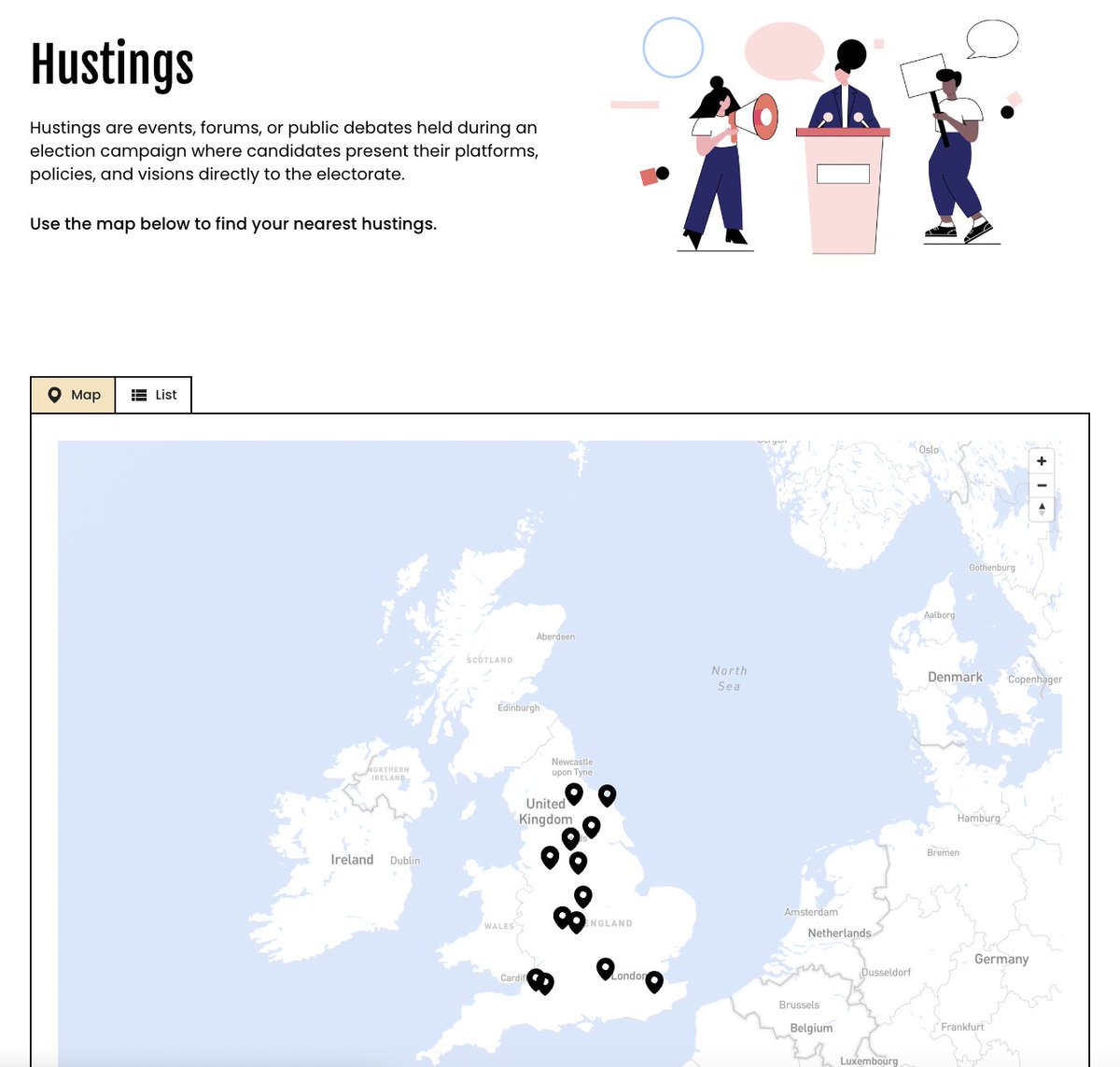 It's officially hustings season 🥳 Did you know that the Democracy Classroom website is tracking the hustings happening all around the UK in the lead up to the #LocalElections2024? Check it out here 👇 democracyclassroom.com/hustings