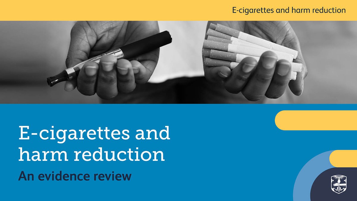 Our new report ‘E-cigarettes and harm reduction: An evidence review 2024’ looks at the role vaping can play in preventing death, disability and avoidable health issues from tobacco use. It makes several recommendations for regulation on e-cigarette use: ow.ly/BWex50RiNYw