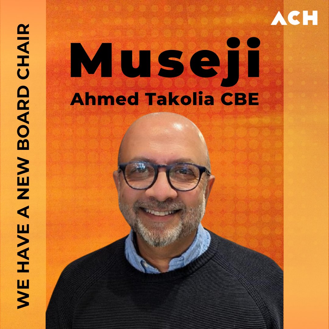 We have a new board chair!! 🎉 Please join us in welcoming Museji Ahmed Takolia CBE. With a wealth of experience in governance and social impact, he brings a fresh perspective and a passion for driving positive change. Learn more about his appointment - ach.org.uk/news-and-featu…