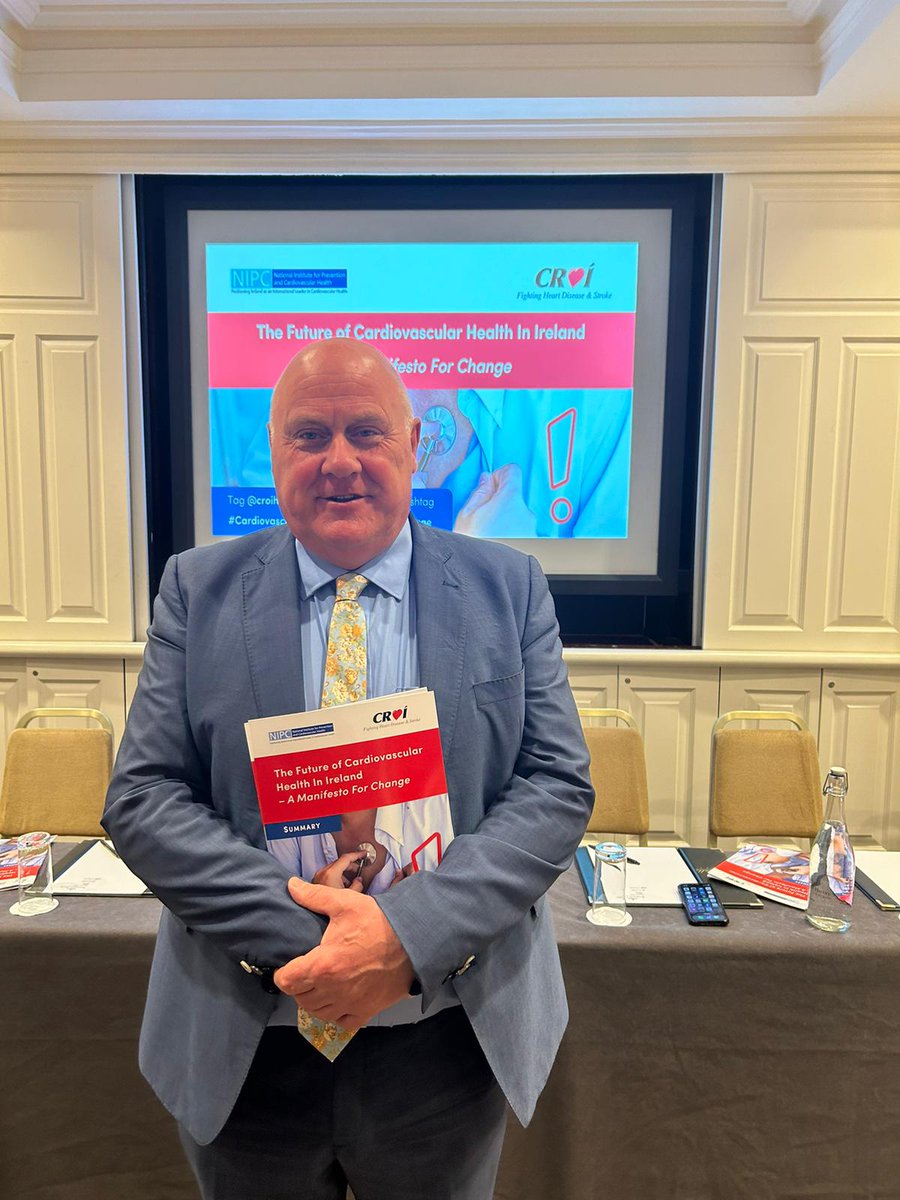 Croí is calling on politicians to immediately develop a new national strategy on #CardiovascularHealth.

Thank you Noel Grealish, Independent TD, for supporting Croí's new #ManifestoForChange launch today. 🚀 

Please visit croi.ie/manifesto to view the full document.