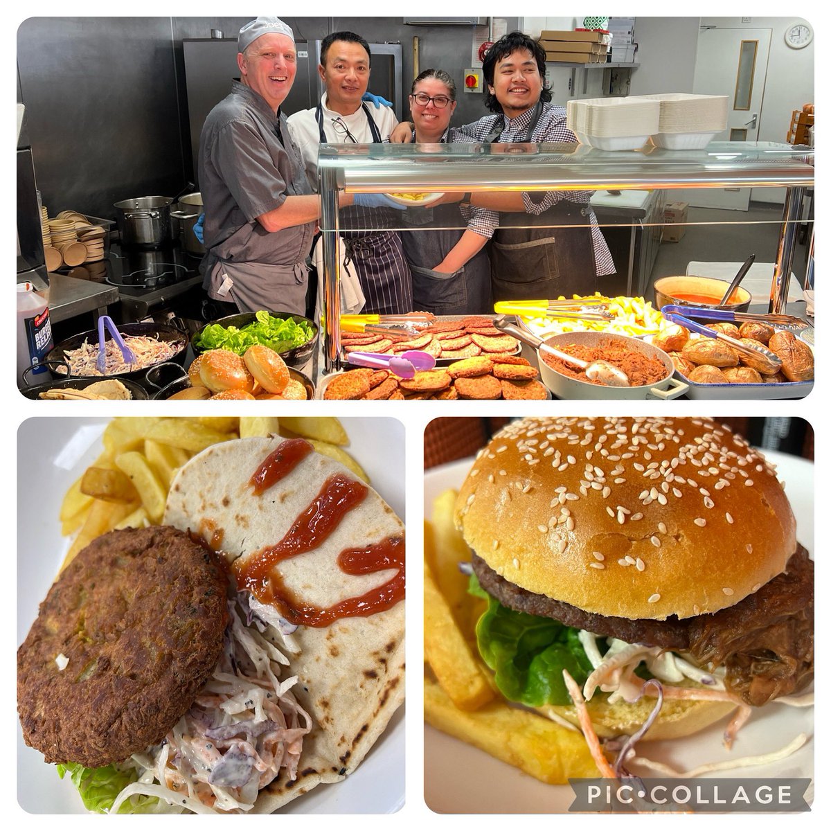 DIRTY BURGERS POP UP 🍔 @lovejoesnews meets the Retreat serving up FULLY LOADED BBQ PULLED PORK BURGERS. We also have onion bhaji burgers, they are delicious 😍

 @LoveBritishFood #greathospitalfood