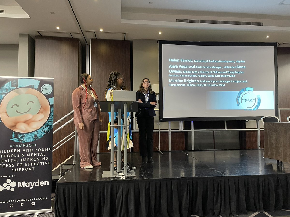 Partnering with our iaptus customers, @mhealth_Helen of @MaydenTweets introduces @anya_aggarwal @OwusuNana8 and Martine Brighton from @HFEHMind as they explain how they, as a local Charity, have utilised data from iaptus to mindfully develop and improve mental health services and