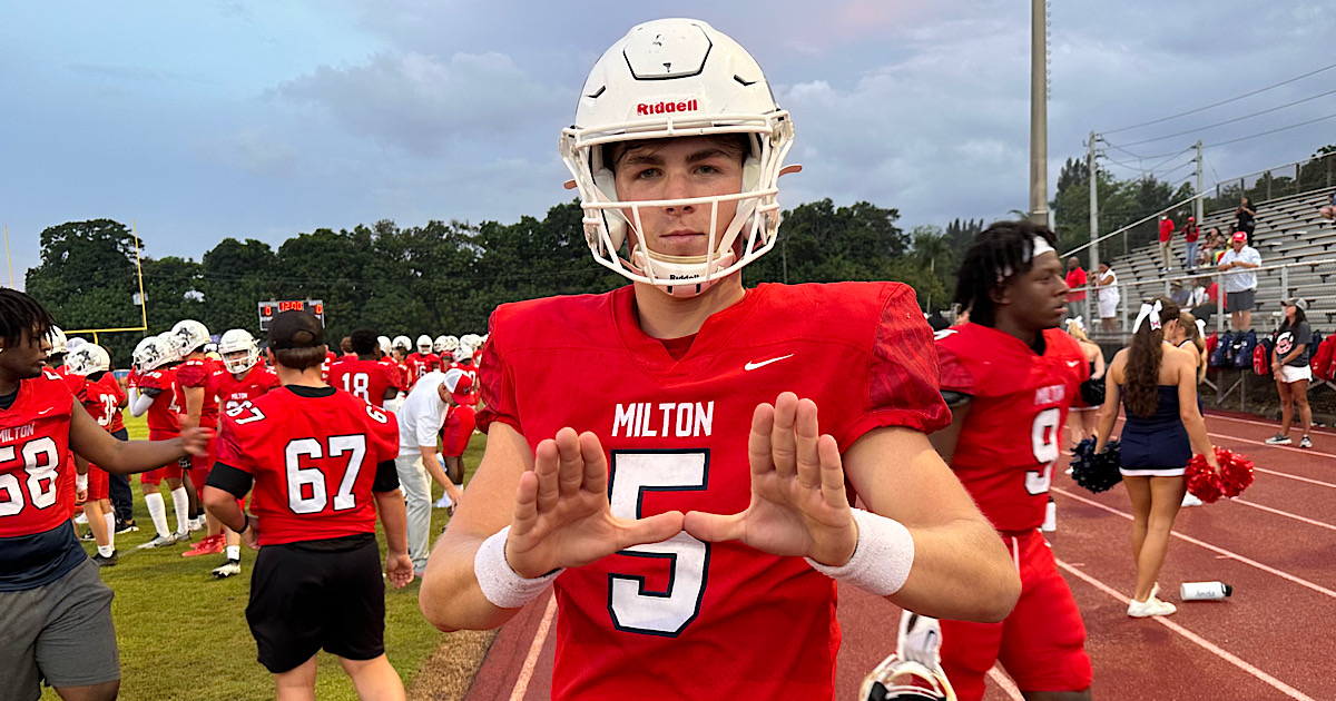 Miami QB commit Luke Nickel feels Hurricanes are in good position for top-ranked FSU commit - on3.com/teams/miami-hu…