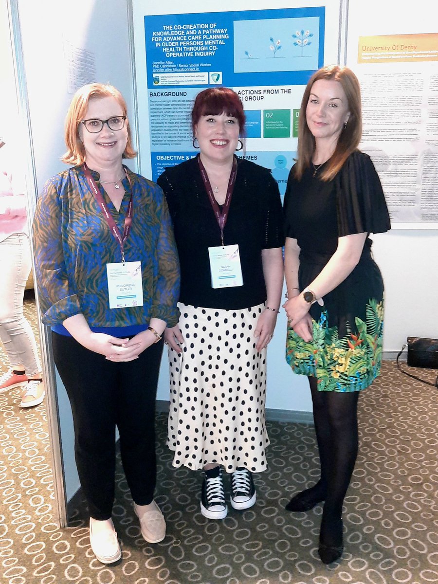 Delighted @ucddublin @UCDSocialPWJ #PhD #Students @jenniferc_allen and @philbutlercross have the opportunity to present findings from their #PhD work #ecswr24 #Socialwork #PractitionerResearch Co-supervised with @Sarahcmorton