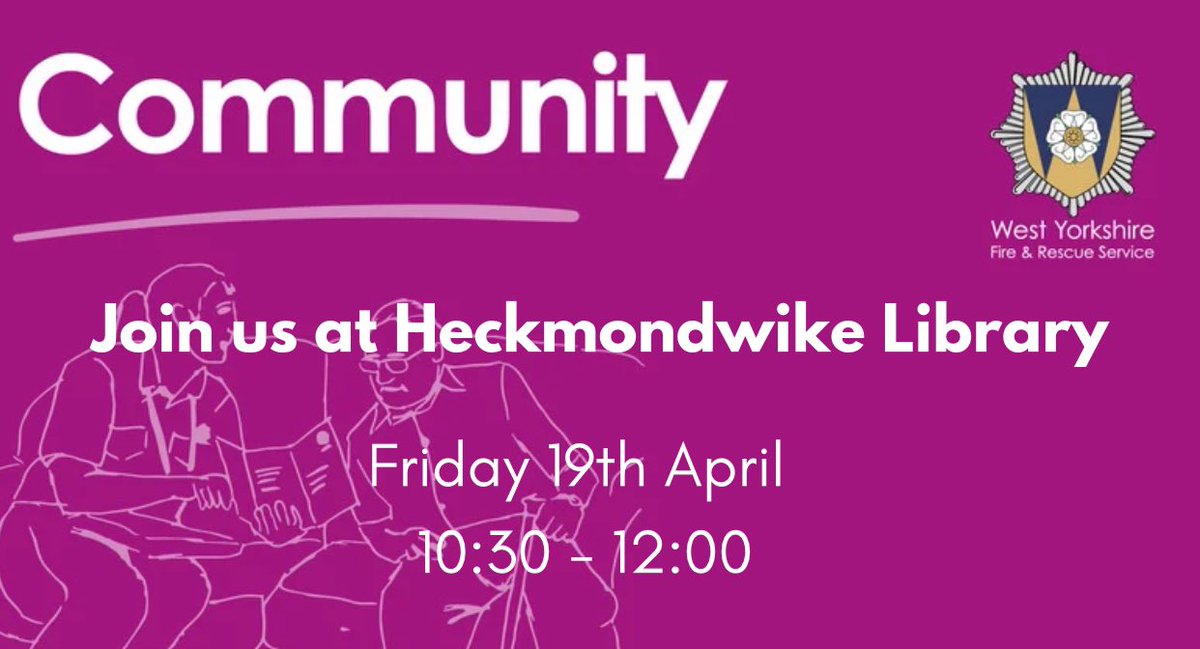 🆕 Coming up: Join our crew from #Cleckheaton Red Watch at #Heckmondwike Library.   🚒 We'll be attending - Friday Crafts: Museum in a Box - and offering fire safety advice.   🗓️ Date: Friday 19th April ⏰ Time: 10:00am - 12:00   #MakeWestYorkshireSafer