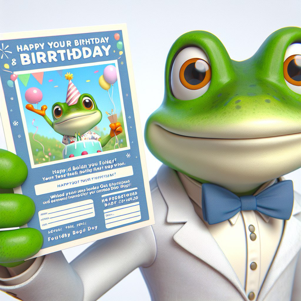 Buy some $PEPEBDAY and let’s celebrate together, we are waiting for you at our party!