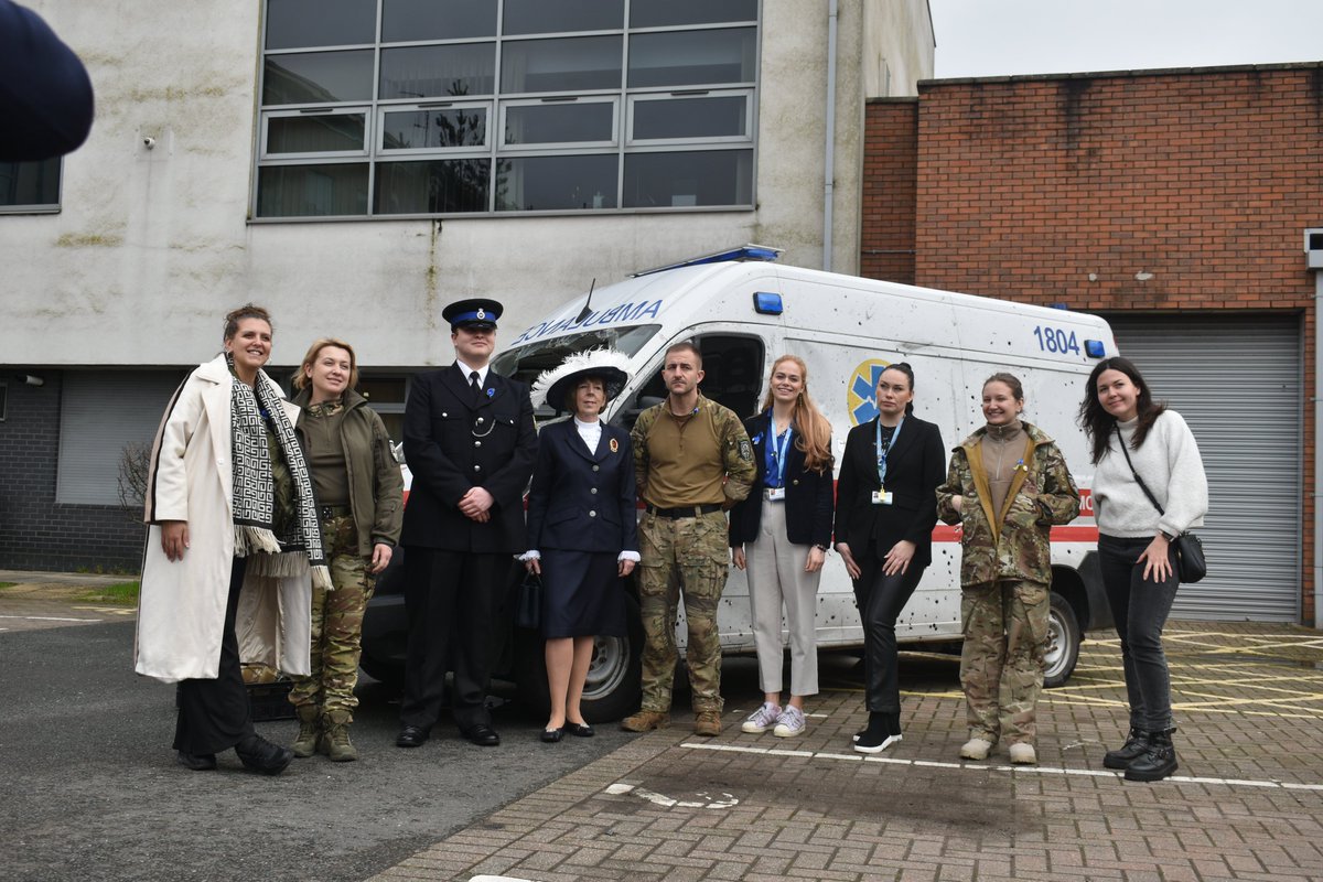 We're grateful to have had the support of the High Sheriff this year, particularly in attending our event marking the two-year anniversary of the full-scale invasion in Ukraine. Thank you @HS_Merseyside 🇺🇦😊