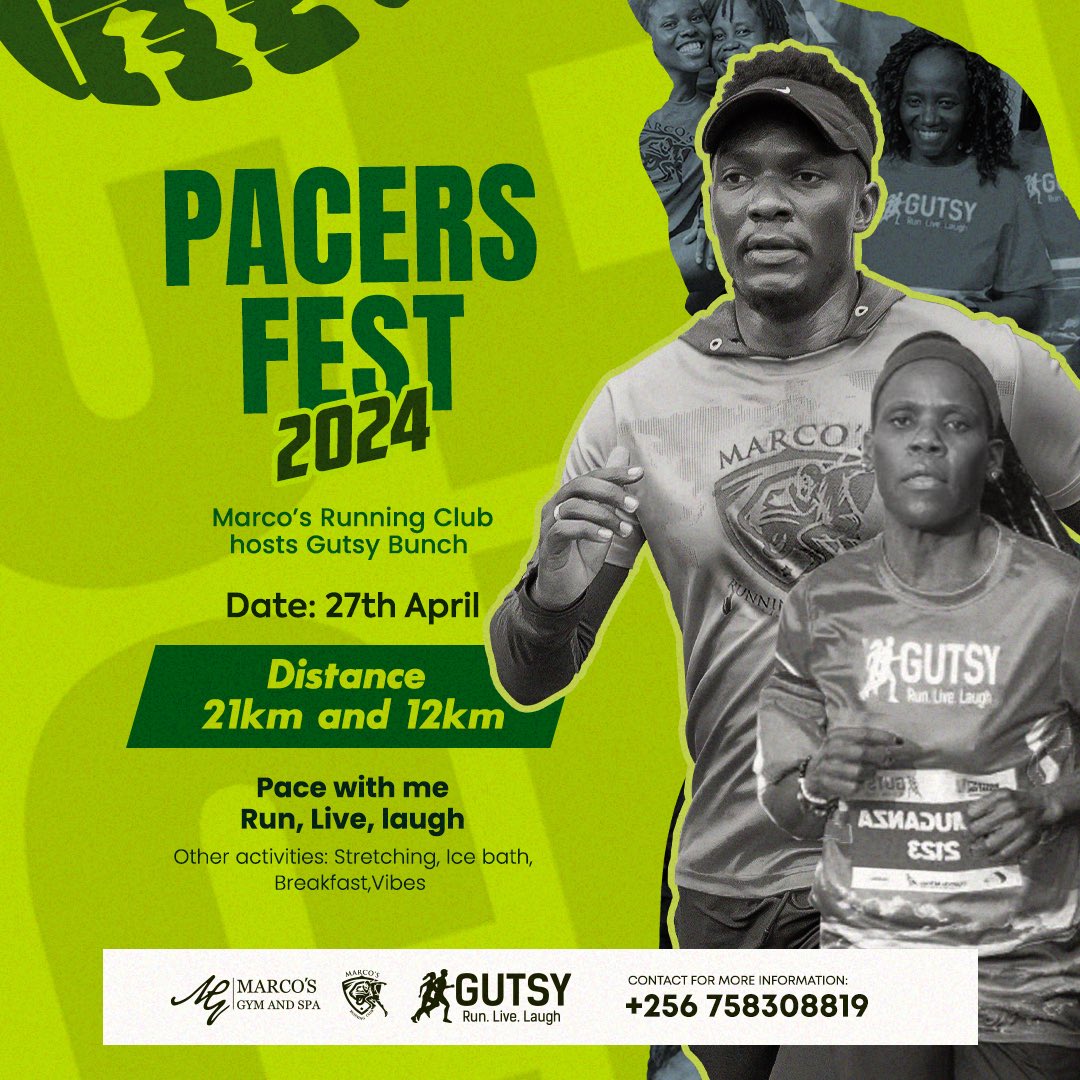 The launch of our “Pacers fest” as we host our neighbor @gutsybunch. Our commitment to health, fitness, and fun, while fostering meaningful relationships. Together, we stride towards stronger bodies, minds, and bonds.' @tom_kabali @EvelynOkecho @StevenKakonge @enamara prepare💃.