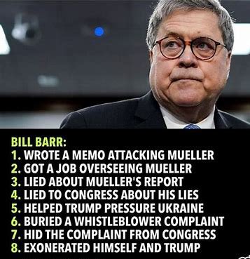 Bill Barr is the lowest bar one can go. Treasonous traitor and let’s not forget about Jeffrey Epstein.