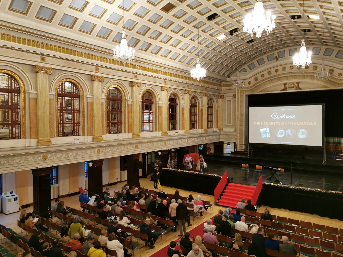 JeremyEditor's tweet image. 📷Some pics from a packed Cork City Hall for the screening of 'The Hegartys of the Laurels'. Congratulations to @hegartyjim on a special, special night for him and his family.