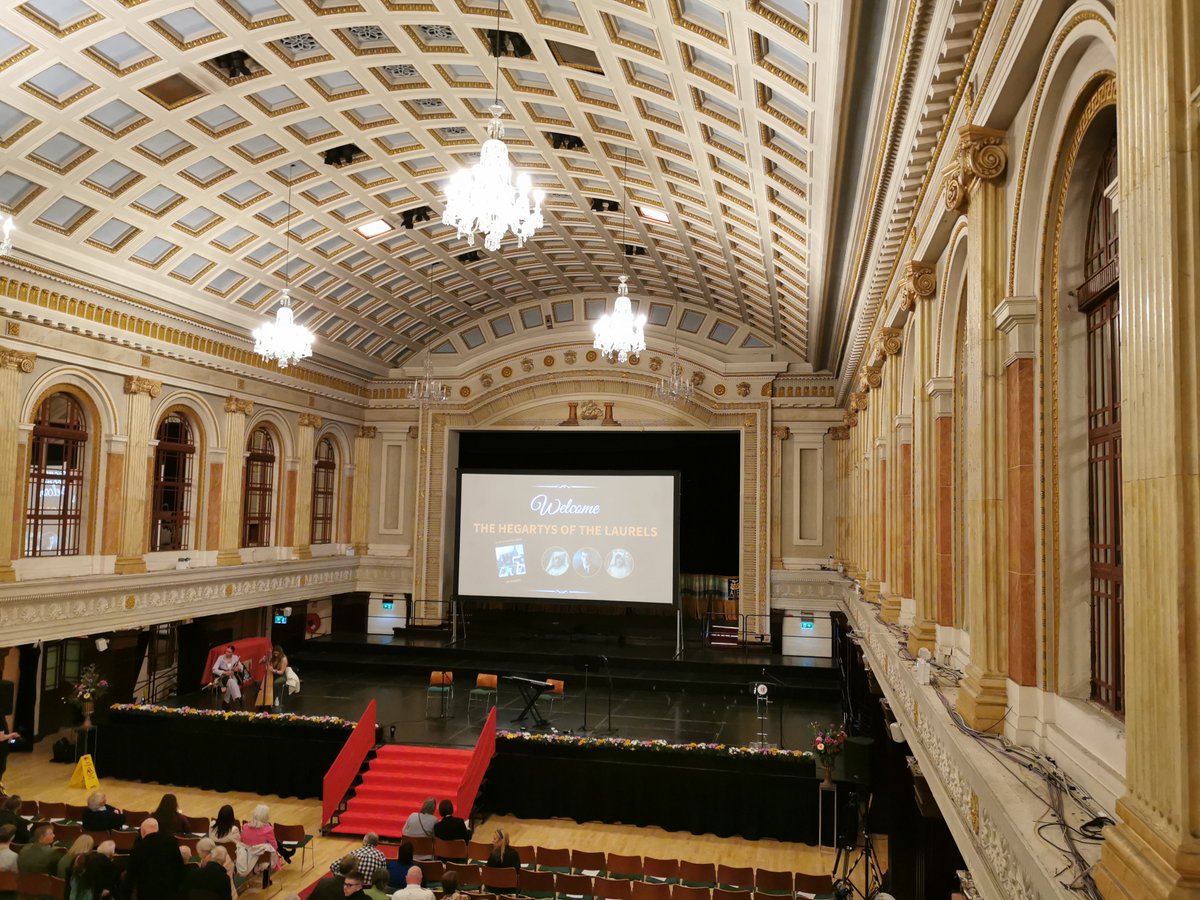 JeremyEditor's tweet image. 📷Some pics from a packed Cork City Hall for the screening of 'The Hegartys of the Laurels'. Congratulations to @hegartyjim on a special, special night for him and his family.