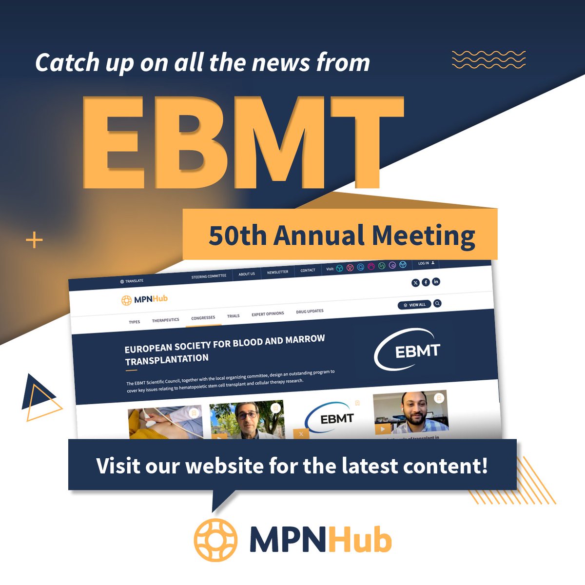 We hope you enjoyed following our live updates and congress coverage from #EBMT24! Keep an eye on our socials for post-congress key points and insights. #IME #CancerResearch #EBMT