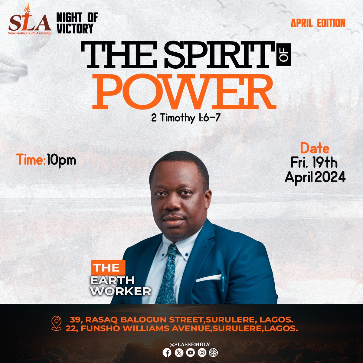 We are excited and ready as we see The Day approaching. Night of Victory is tomorrow 🎉🥳!! #spiritofpower #nightofvictory